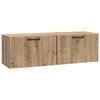 vidaXL TV ormar za zid 98 x 31 x 30 cm Hrast artisan Konstruirano drvo