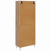 vidaXL Highboard Umjetnički hrast 69,5 x 34 x 90 cm Konstruirano drvo