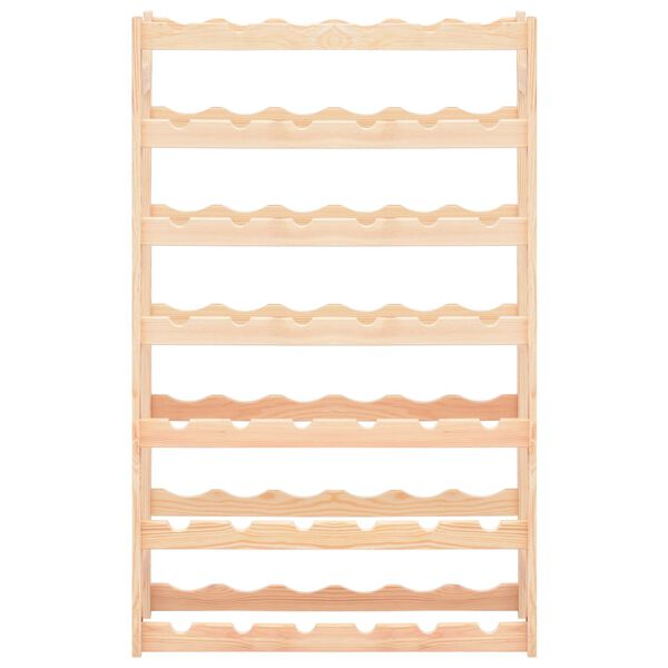 vidaXL Stalak za vino za 42 boce od borovine