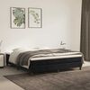 vidaXL Madrac s džepičastim oprugama srednje tvrdoće crni 160x220x20 cm bar&scaron;unasti