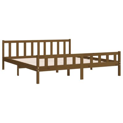vidaXL Okvir za krevet boja meda drveni 180 x 200 cm veliki bračni
