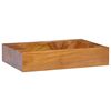 vidaXL Umivaonik od masivne tikovine 50 x 35 x 10 cm