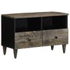 vidaXL TV ormarić svijetlo sivi 70x33,5x46 cm Puno drvo Mango