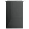 vidaXL Radni stol visoki sjaj sivi 100 x 50 x 76 cm od iverice