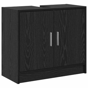 vidaXL Kupaonski ormar Crni hrast 63 x 29 x 55 cm Konstruirano drvo