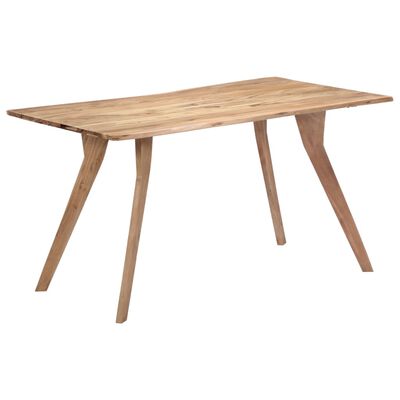 vidaXL Blagovaonski stol od masivnog bagremovog drva 140 x 80 x 76 cm
