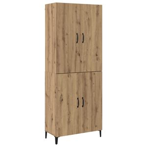 vidaXL Highboard 2 kom. Umjetnički hrast 69,5 x 34 x 180 cm