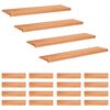 vidaXL Step treads 20 kom. 120 x 25 x 2 cm Lak Čvrsto drvo bukve