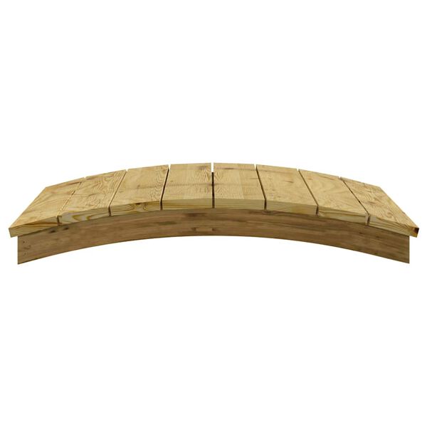 vidaXL Vrtni most 110 x 74 cm od impregnirane masivne borovine