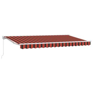 vidaXL Okvir tende Narančasta i Crna 350 x 200 cm