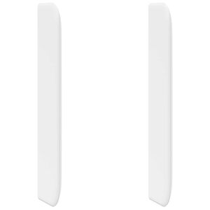 vidaXL U&scaron;i uzglavlja Bijelo PVC