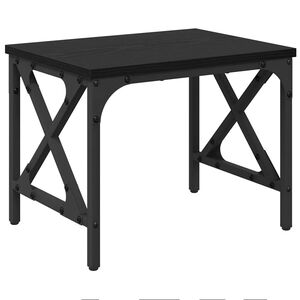 vidaXL Držač za printer Crni hrast 40 x 30 x 31 cm Konstruirano drvo