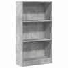 vidaXL Regal za knjige boja betona 60x24x109 cm konstruirano drvo