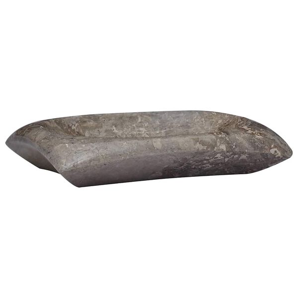 vidaXL Umivaonik sivi 50 x 35 x 10 cm mramorni