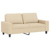 vidaXL 3-dijelni set sofa krem od mikrovlakana