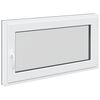 vidaXL Prozor za podrum RISOR 110 x 50 cm PVC i staklo Antracit