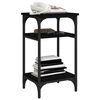 vidaXL Bočni stolić crni 35x30x60 cm od konstruiranog drva