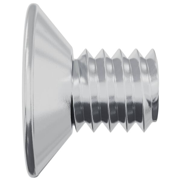 vidaXL Vijci s konusnom glavom 2 pcs Srebrno M4 x 6 mm Čelik