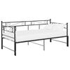 vidaXL Okvir za krevet na razvlačenje crni metalni 90 x 200 cm