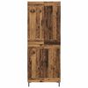 vidaXL Highboard 2 pcs Staro drvo Konstruirano drvo