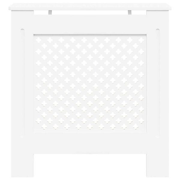 vidaXL Pokrov za radijator MDF bijeli 78 cm