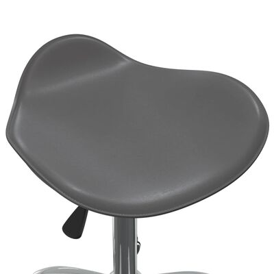 vidaXL Uredska stolica od umjetne kože siva