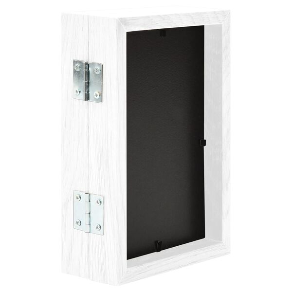 vidaXL Dvostruki preklopni okvir za fotografije bijeli 2 x (13x18 cm)