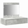 vidaXL Toaletni stol Siva 83 x 40 x 70 cm Konstruirano drvo