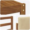 vidaXL Set vanjskih sofa s jastukom 10 pcs Prirodna i bež