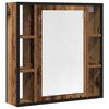 vidaXL Ormarić za kupaonsko ogledalo staro drvo 60x16x60 cm inženjerski drvo