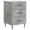 vidaXL Noćni ormar Betonska siva 43 x 41 x 66,5 cm Konstruirano drvo