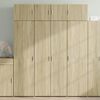vidaXL Visoka komoda boja hrasta sonome 80 x 42,5 x 185 cm drvena