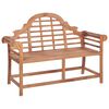 vidaXL Vrtna klupa 127 x 58,5 x 92,5 cm od masivne tikovine