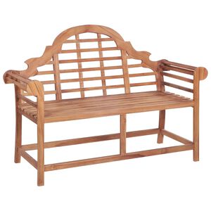 vidaXL Vrtna klupa 127 x 58,5 x 92,5 cm od masivne tikovine