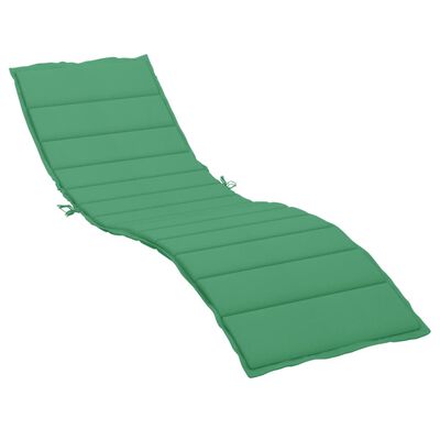 vidaXL Jastuk za ležaljku zeleni 200 x 60 x 3 cm od tkanine Oxford