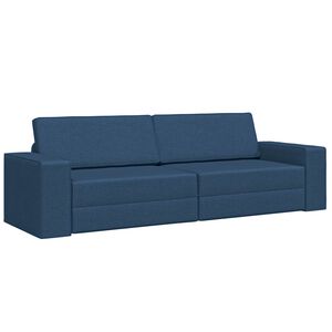 vidaXL Krevet na razvlačenje Mornarsko plava 245 x 78 x 77 cm tkanina