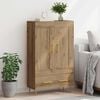 vidaXL Highboard Umjetnički hrast 69,5 x 31 x 115 cm Konstruirano drvo