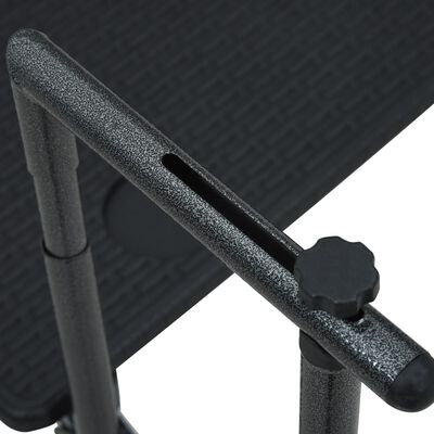 vidaXL Viseći balkonski stol crni 60 x 64 x 83,5 cm plastični