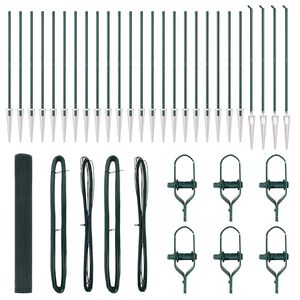 vidaXL Stup za ogradu Zelena