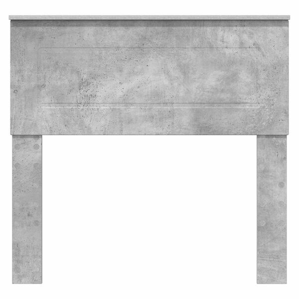 vidaXL Uzglavlje Betonski sivi 90 cm Konstruirano drvo