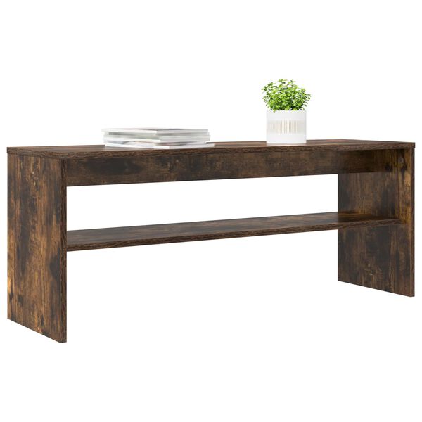 vidaXL TV ormar Dimljeni hrast 100 x 30 x 40 cm Konstruirano drvo