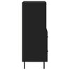vidaXL Komoda crna 34,5 x 34 x 90 cm od konstruiranog drva