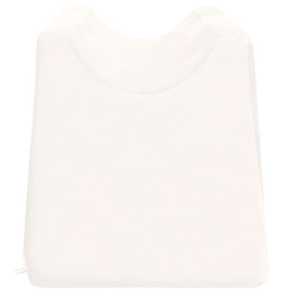 vidaXL Jastučić za noge Jednobojno Bijelo 68 x 25 x 21,5 cm PU pjena