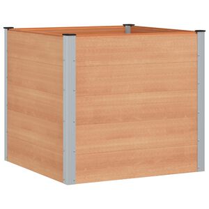 vidaXL Povi&scaron;ena vrtna gredica Smeđa 100 x 100 x 91 cm