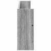 vidaXL Polica za časopise s policom Zidne Siva Sonoma 80 x 12 x 30 cm