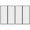 vidaXL Zastori protiv insekata 2 kom s magnetima 230 x 160 cm crni