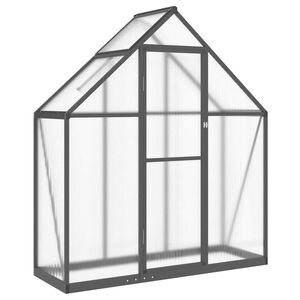 vidaXL Staklenik s okvirom antracit 169 x 58 x 195 cm aluminijski