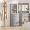 vidaXL Highboard Sivi hrast sonoma 40 x 41 x 135 cm Konstruirano drvo