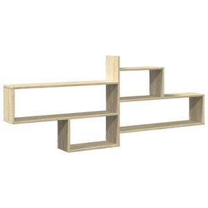 vidaXL Zidna polica boja hrasta sonome 167,5x18x68cm konstruirano drva