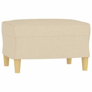 vidaXL Tabure krem 60 x 50 x 41 cm od tkanine